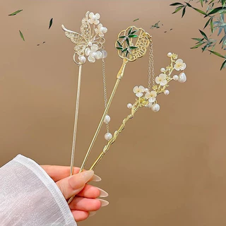 (พร้อมส่งในไทย) ปิ่นปักผม ม้วยผม ตกแต่งผมสวยงาม แฟชั่น เครื่องประดับผม