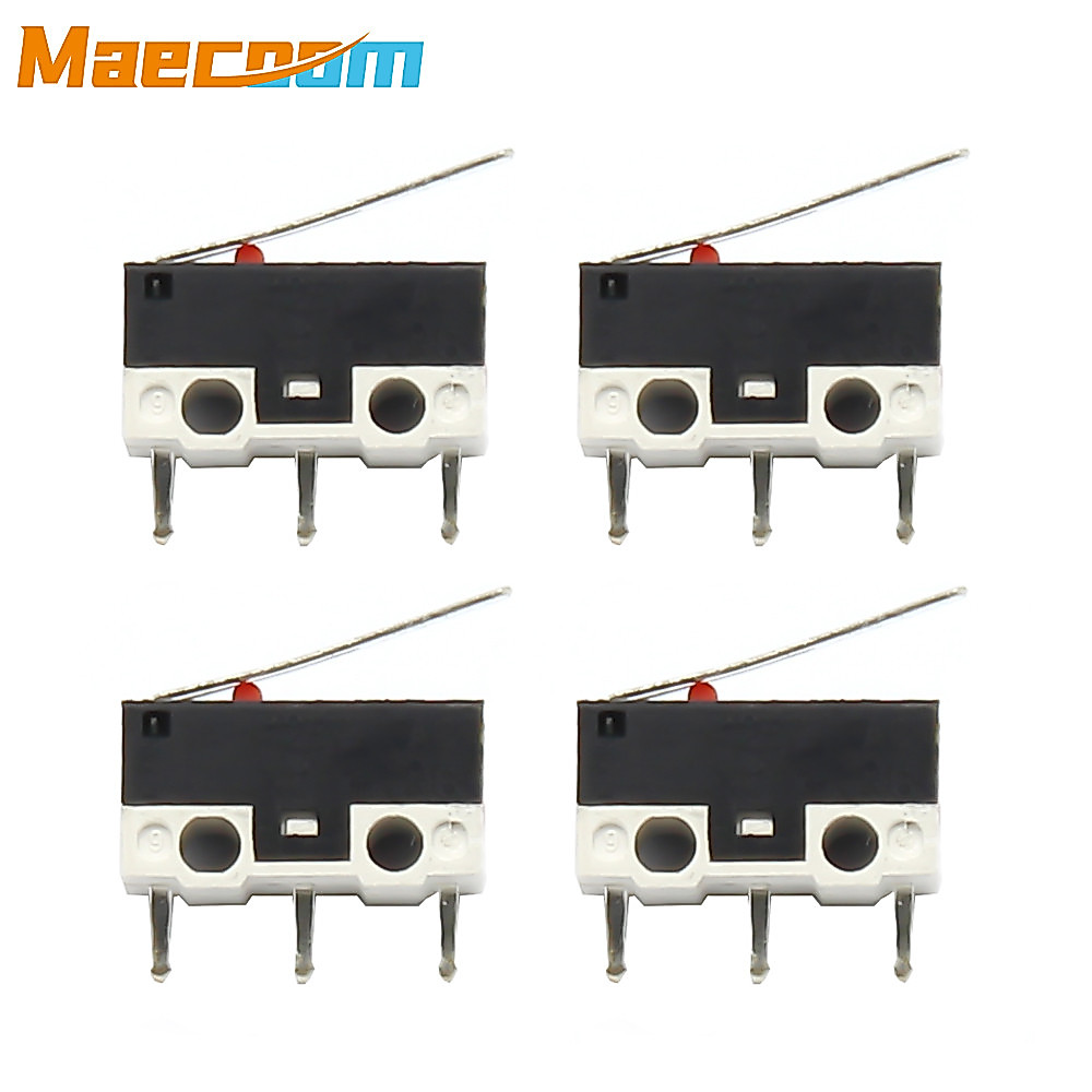 10/20pcs MK7 MK8 Limit สวิทช์ปุ่มกด AC 1A 125V 2A 125V 3d เครื่องพิมพ์ Micro Switch สําหรับ Makerbot