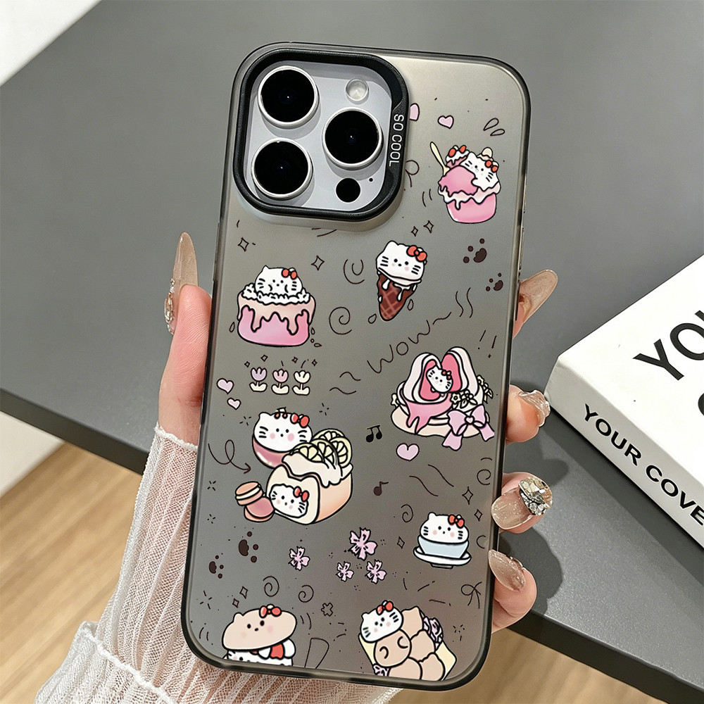เคสโทรศัพท์ ลายขนมหวานแฟชั่น สำหรับ iPhone14 17 15 16 XR 12Pro XSMax 11ProMax กันกระแทกพรีเมี่ยม