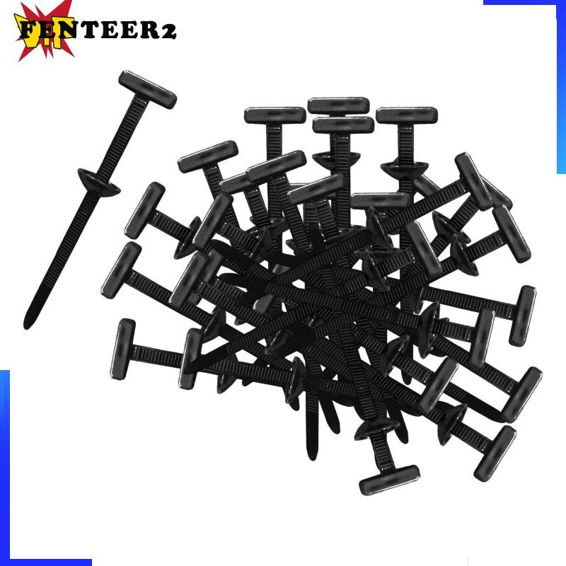 [Fenteer2] Cable Tie Nylon ,อเนกประสงค์, พรีเมี่ยม, เครื่องมือรัดสายรถยนต์, ล็อคด้วยตนเอง