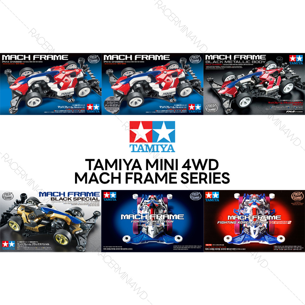 TAMIYA Mini 4WD Mach Frame Series (FM-A Chassis) 18714 92438 92451 92462 95164 95587 95673