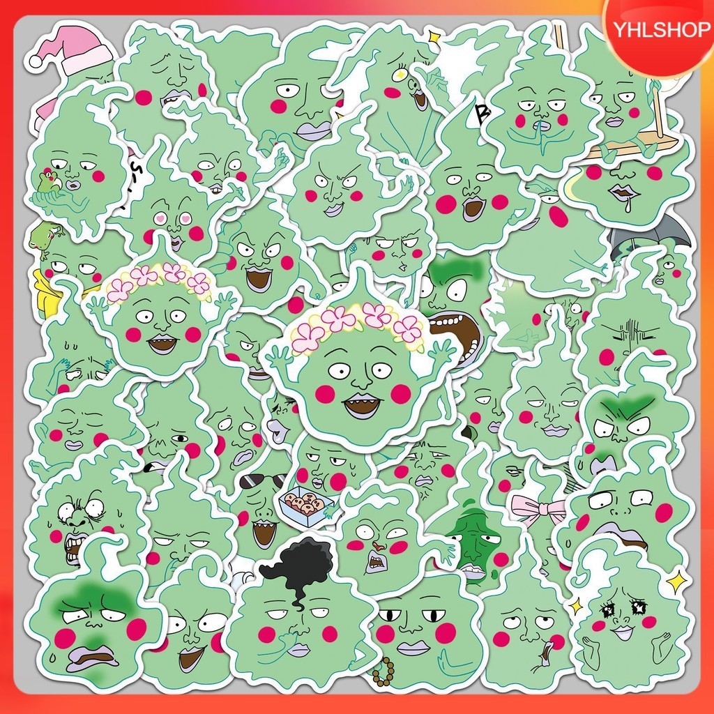 🍁🍁พร้อมส่ง 50แบบ สติกเกอร์ มังกะ ม็อบไซโค 100 คนพลังจิต Ekubo Dimple mob psycho 100 sticker