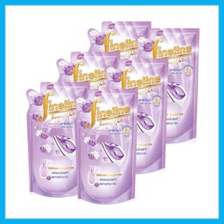 Fineline Ironing Perfume Collection Refill [Violet] [600ml x 6pcs] ไฟน์ไลน์ ผลิตภัณฑ์รีดผ้า.