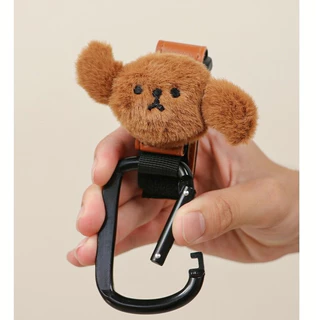 BetterDog น่ารักสัตว์เลี้ยงรถเข็นตะขอน่ารักหมีหัวรูปร่างที่มีประสิทธิภาพโหลด-Bearing Universal กระเป๋า Handy เครื่องมือสุนัขแมว Outing อุปกรณ์เสริม