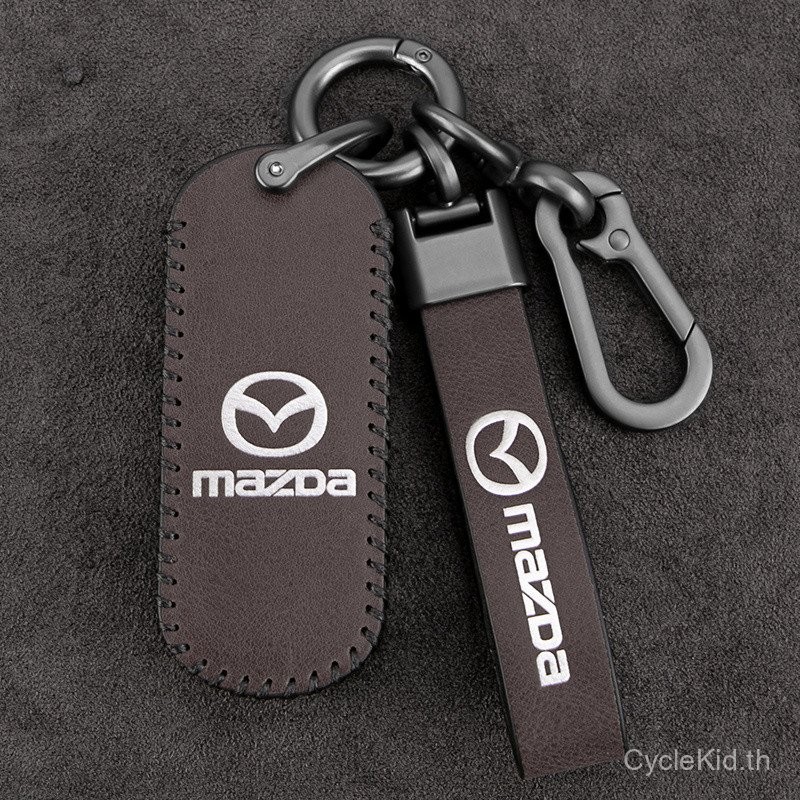 เหมาะสําหรับ Mazda 3 Angkesila ฝาครอบกุญแจ 6 Atez cx-8 รถ CX-5 หัวเข็มขัด CX-4 เชลล์ชาย 21