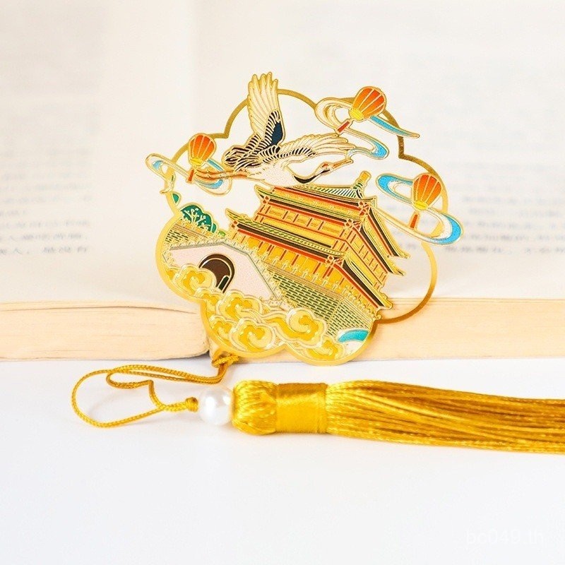 ของที่ระลึก Xian Xian Hibiscus โลหะ Cultural Creative Warriors Dayan Pagoda Travel Bookmark นาฬิกา T