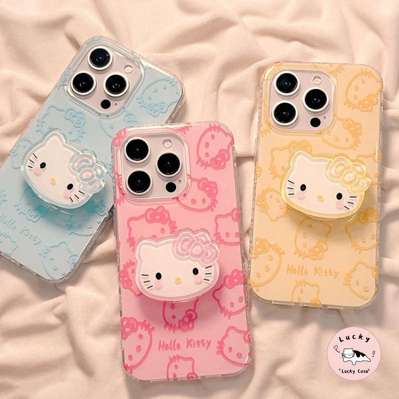 เคสไอโฟน 11 การ์ตูนน่ารักลูกอมสีคิตตี้แมว IMD นุ่ม สำหรับ IPhone 15 14 16 Pro Max 13 11 12 Pro Max 12Pro 15 14 16 Plus