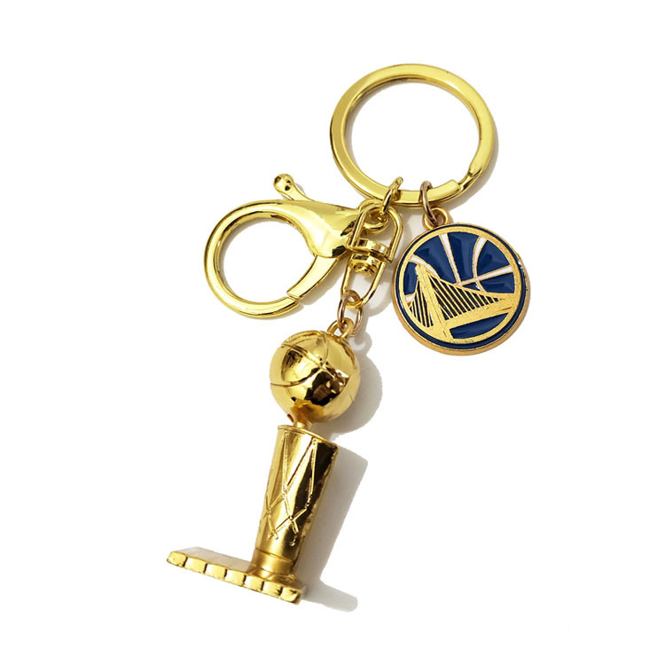 Lakers Nets Kobe Warriors Rockets Celtic Spurs ทีมบาสเกตบอล Trophy พวงกุญแจจี้ของขวัญวันเกิดแฟนต้องม