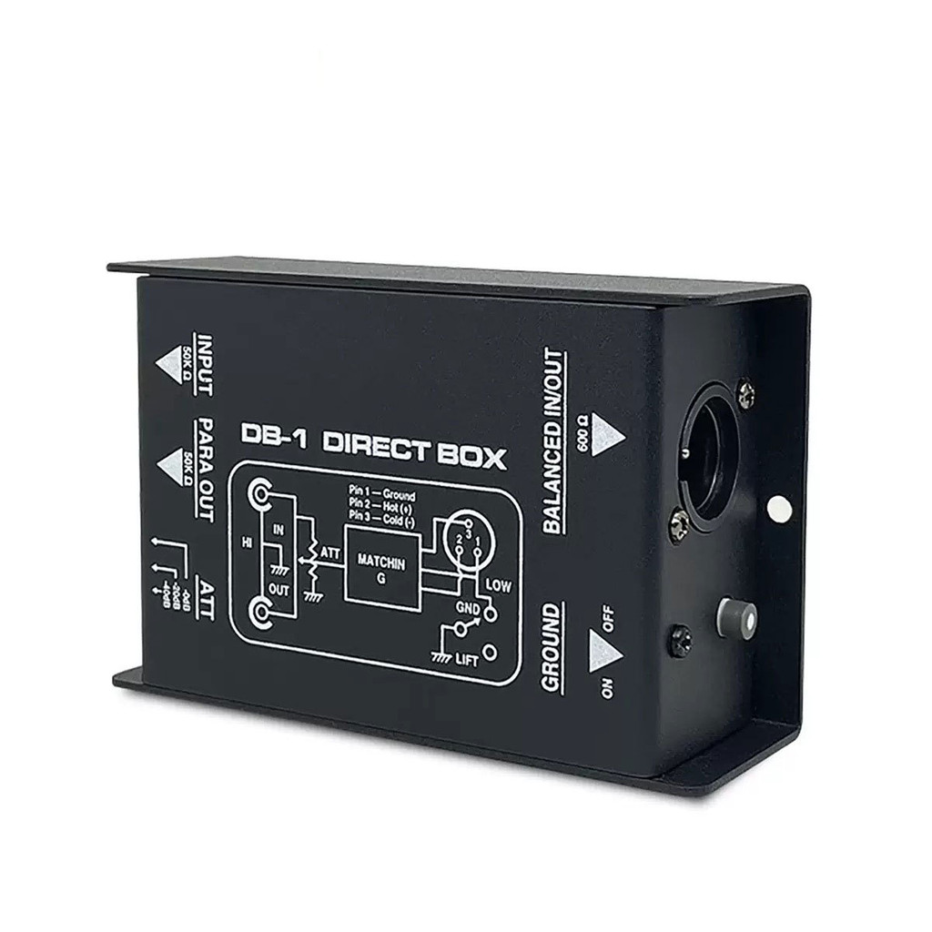 Cross-Border DI Box DIRECT BOX Impedance Conversion DI BOX DI Effect Audio Isolator Passive DI Box 4