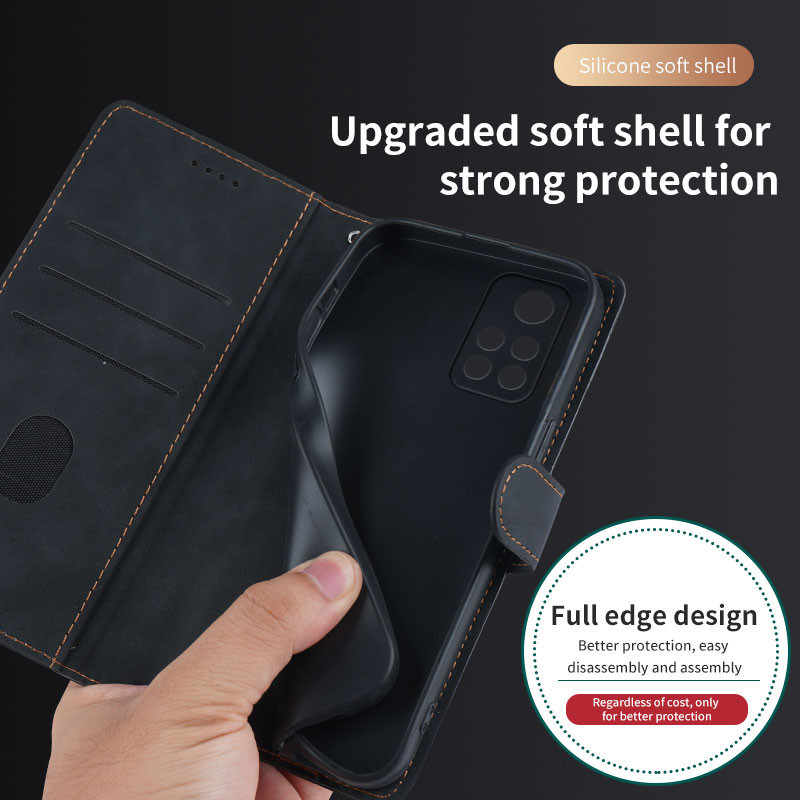 กรณีRedmiหมายเหตุ11 5GกรณีRedmiหมายเหตุ11S 5GกรณีPOCO M4 Pro 5GสําหรับFlip Stand Card Dermisหนังกระเ