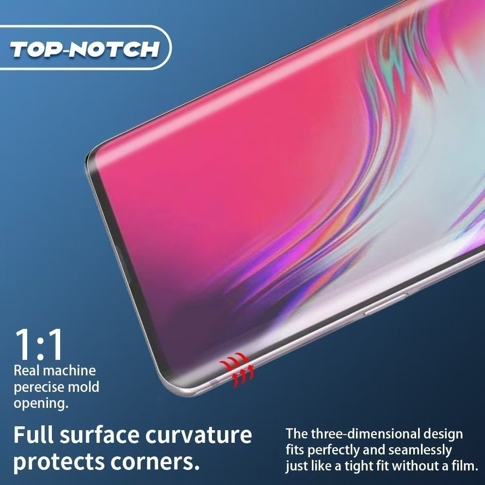 BCL168 - TEMPERED GLASS CURVE UV FULL GLUE สําหรับ REALME GT 6 GT 6T REALME 12 PRO PLUS REALME 11 PR