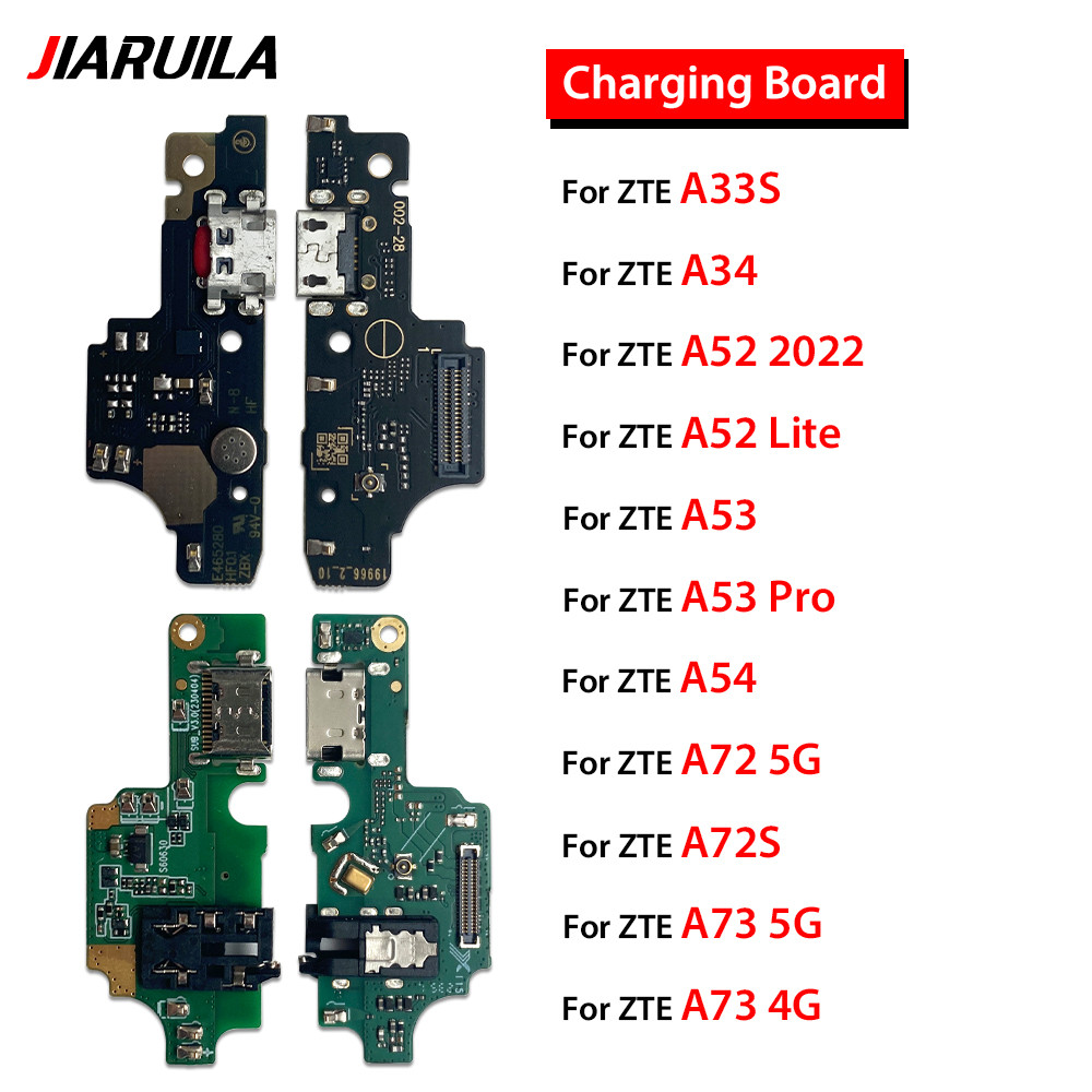 สําหรับ ZTE A33S A34 A52 2022 Lite A53 Pro A54 A72 5G A72S A73 4G 5G USB ชาร์จพอร์ต Flex Cable