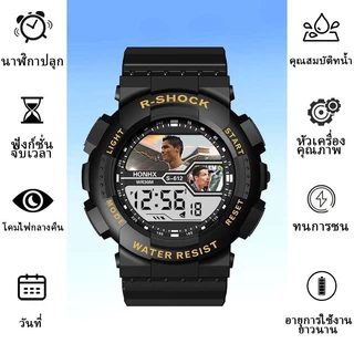 นาฬิกาสปอร์ตกันน้ําอิเล็กทรอนิกส์ สไตล์ใหม่สำหรับเด็ก