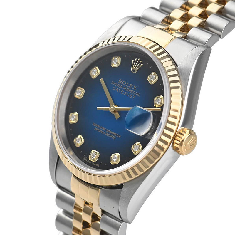 Rolex Rolex Rolex Diary Type Rear Diamond 16233 นาฬิกาผู้ชายนาฬิกาผู้ชายนาฬิกากลไก