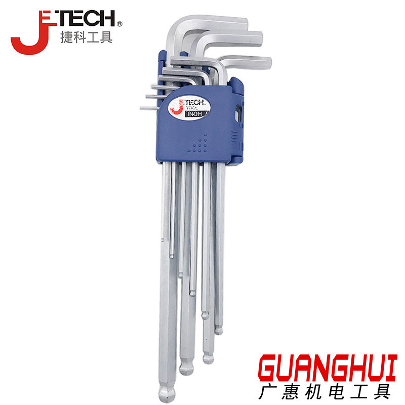 Jetech Inch Allen Set Inch Ball Head Allen ประแจ BM-C9IN