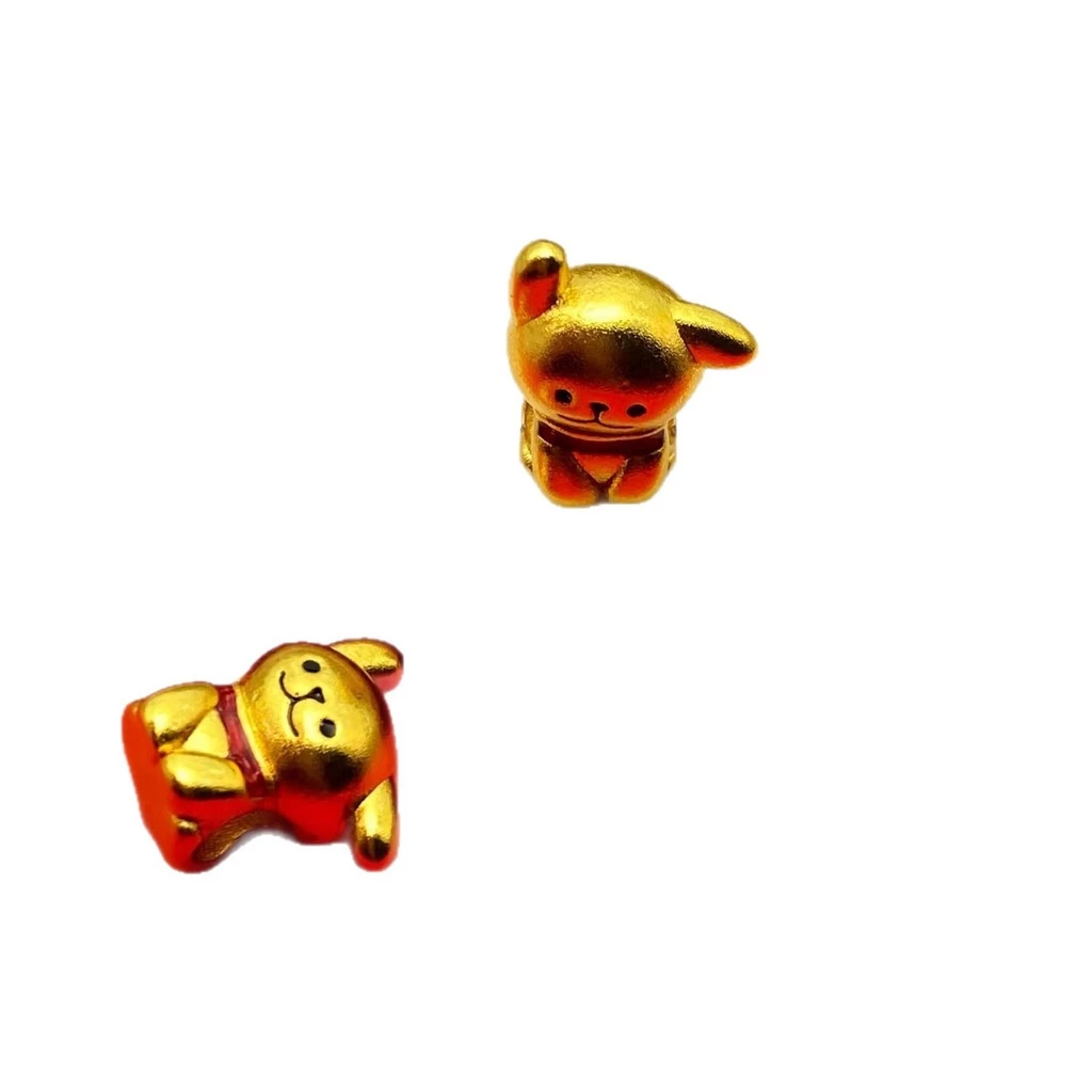 จี้ลูกปัดสไตล์โบราณ Gold คอลเล็กชัน Stitch Fox Puppy thumbnail 10