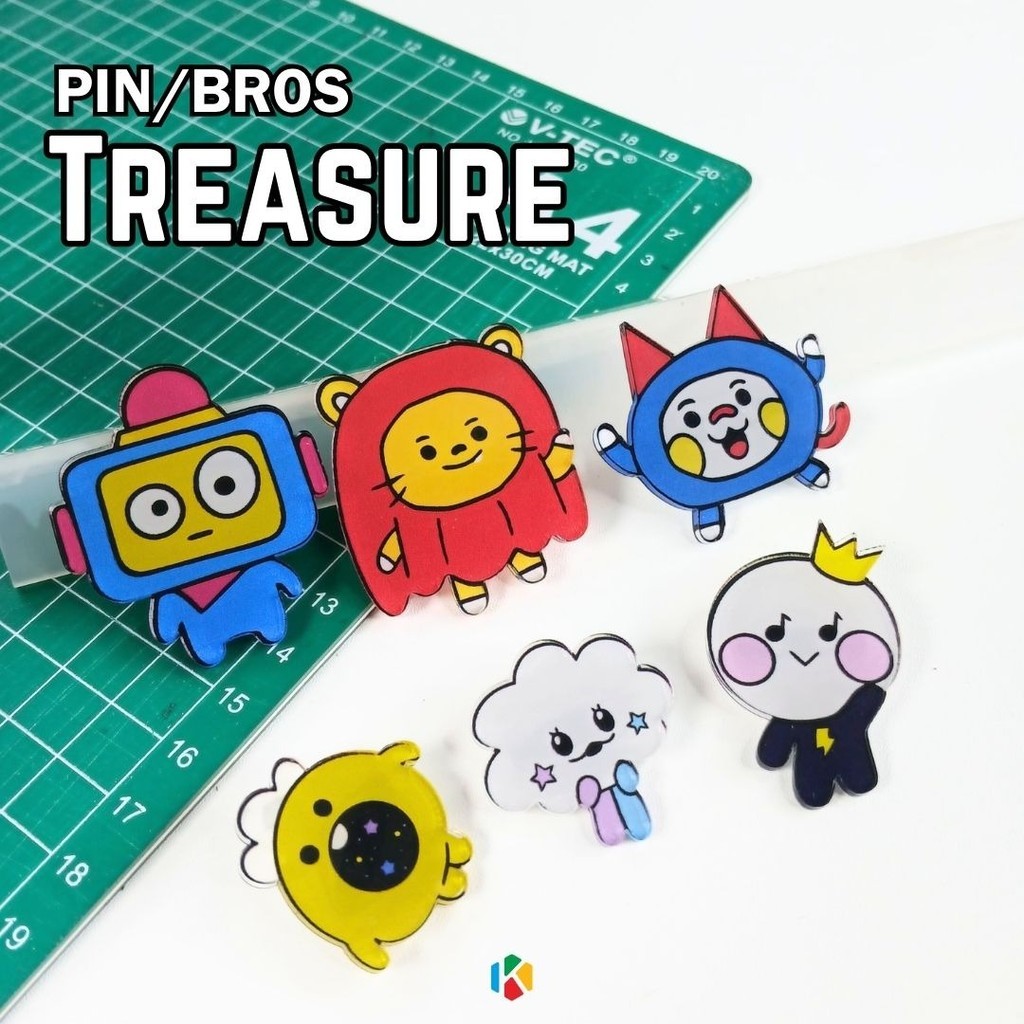 TREASURE TRUZ เข็มกลัด Pin - เข็มกลัด KPOP - สินค้า KPOP - Treasure Merch