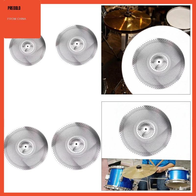 [Predolo] Damper Cymbals, Silent Cymbals, Drum Accessories, Practice Cymbals, Adjustable Practice Cy