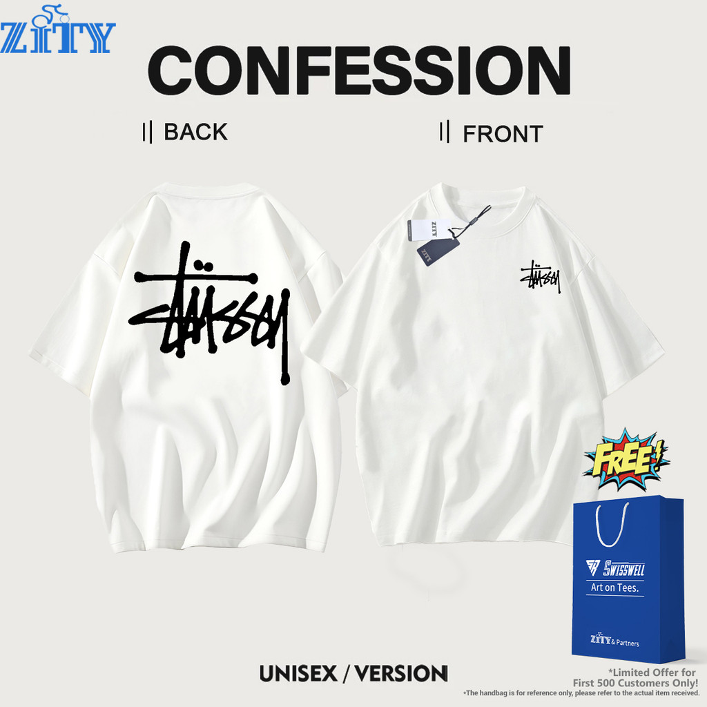 ZITY เสื้อยืดลายถุงเท้า Holiday T-shirt ผ้าฝ้าย Cotton 100% ลาย letter🧦 คอกลมคอฟิต Oversize สกรีนหน้าหลัง ผ้านิ่มๆนุ่มใส่สบาย คุณภาพดี เสื้อยืดผู้ชาย 🔥พร้อมส่งค่ะ🔥L5