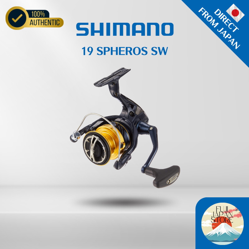 SHIMANO Spinning Reel 19 Spheros SW | 3000XG / 4000HG / 5000XG | Saltwater Fishing Reel【Direct from 