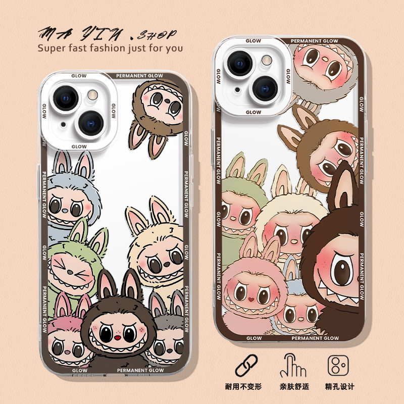 Vivox200pro เคสโทรศัพท์ s20pro Labubu iqoo13 กันกระแทก iqooneo10pro โปร่งใส z9turbo + อะนิเมะ x100s 