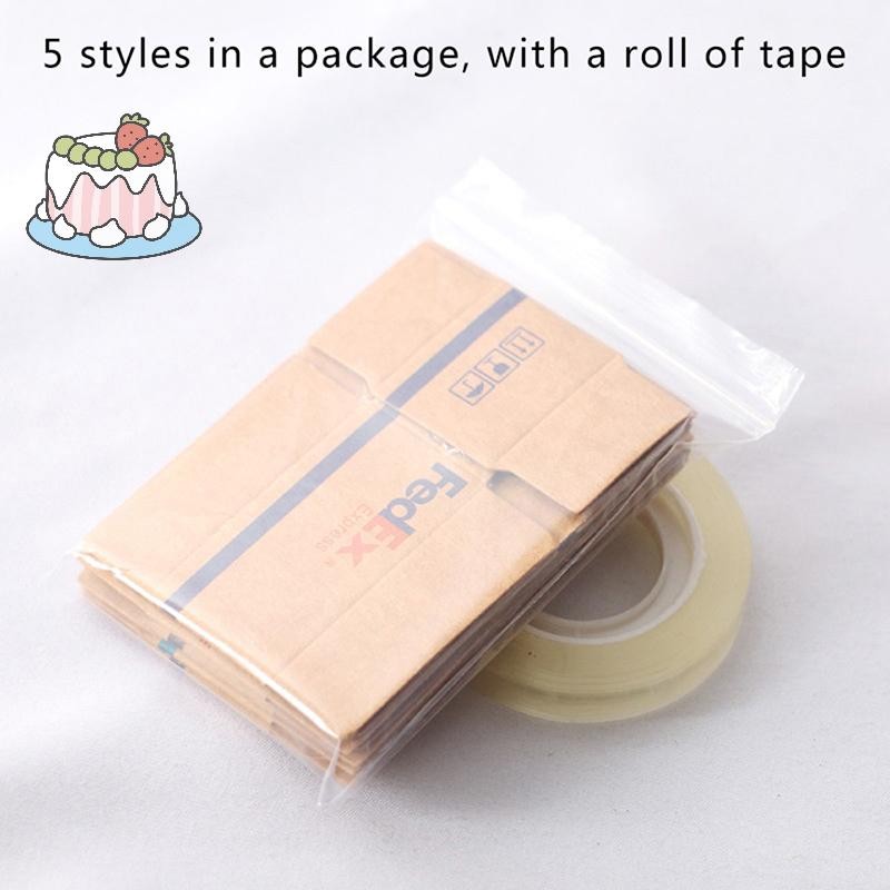 [Sep] 1 ชุด Mini Carton Express Carton 1:12 Dollhouse Miniature Express Box Decor ของเล่น [COD]