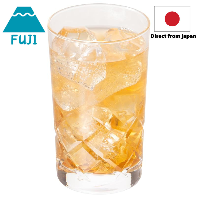 Tosho Sasaki Glass Tumbler Crest 8 Tumbler 260ml Made in Japan Dishwasher Safe Glass Cup Glass Coffe
