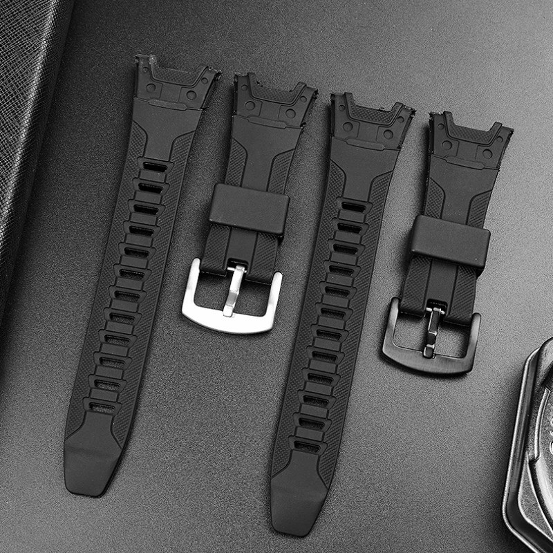 สําหรับ Casio PROTREK Series PRG-110Y PRG-110C PRW-1300Y PRW-1500Y PRG-130Y noch เรซิ่นกีฬานาฬิกา 26