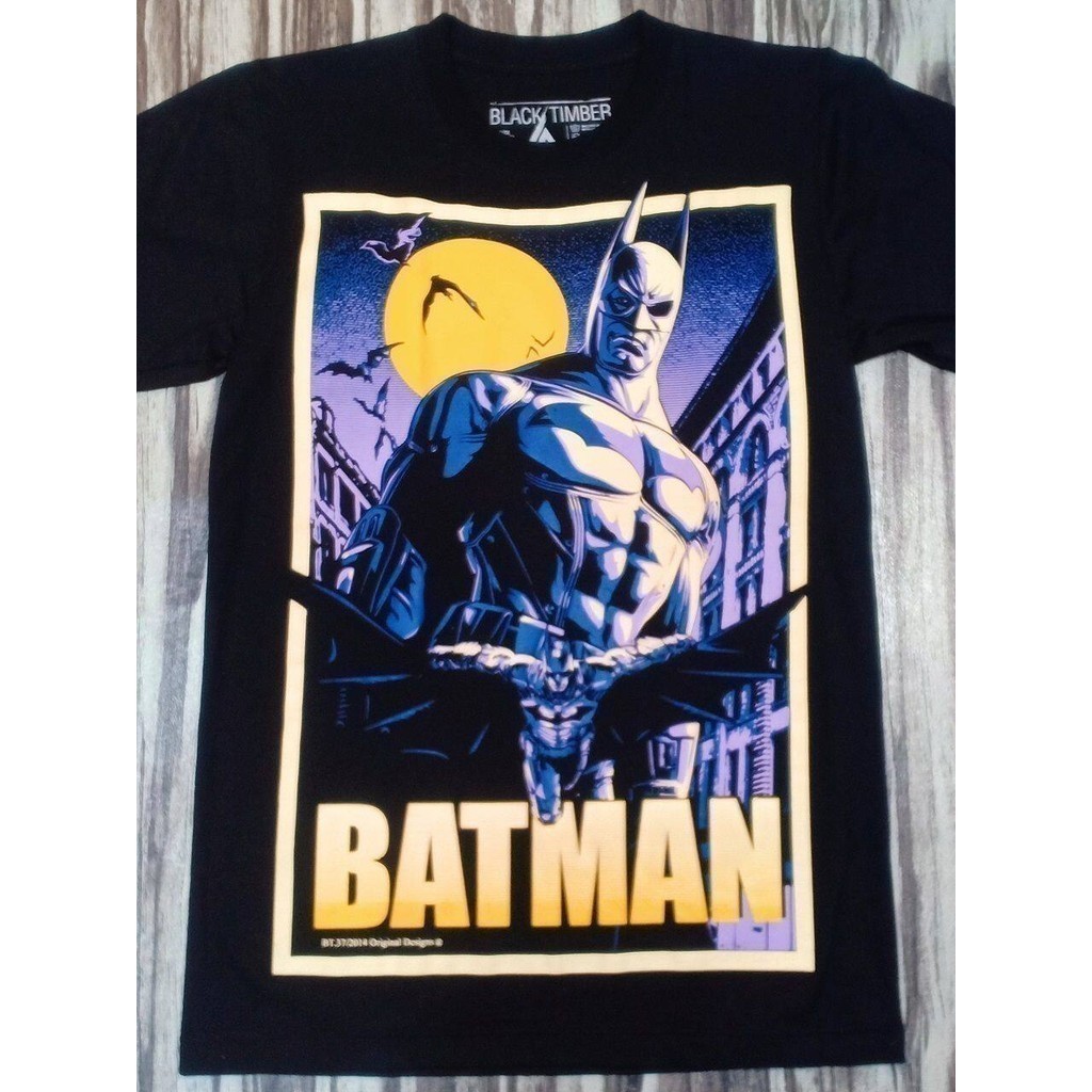 แฟชั่น 2025 Bt37 Batman the Dark Knight Special Dc Comic Hero Movie Fanart Collectors Edition เสื้อย