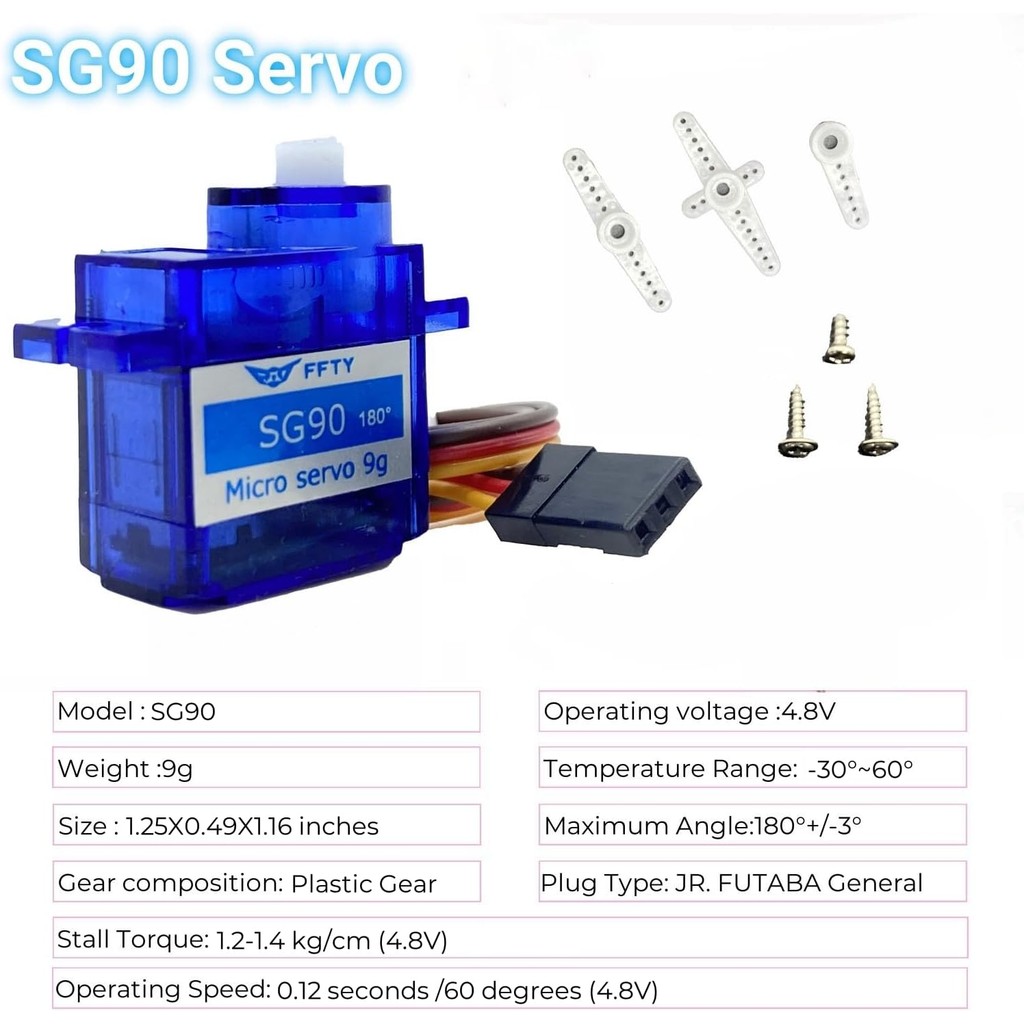 10 ชิ้น SG90 Micro Servo- 9g Servo สําหรับ RC รถหุ่นยนต์เฮลิคอปเตอร์, Mini Servos สําหรับโครงการ Ard
