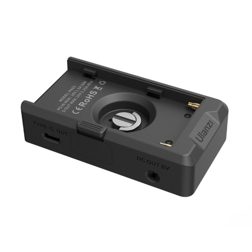 Ulanzi PA03 NP-F Battery Adapter Plate ตัวแปลงแบตเตอรี่ Sony NP-F เป็นฮับชาร์จพร้อมระบบชาร์จเร็ว 30W