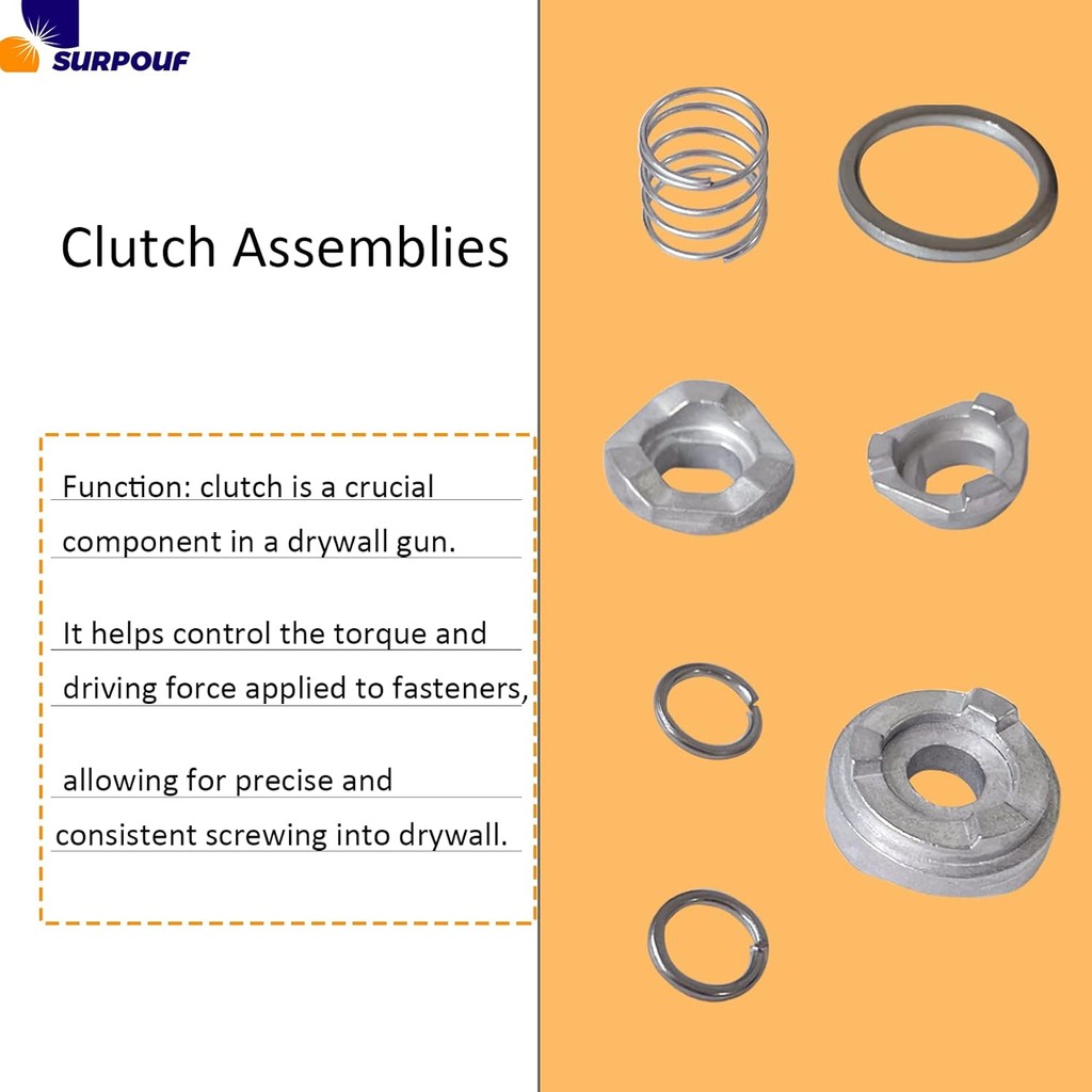 429634-00 ชุดคลัทช์สําหรับ DeWalt Drywall คลัทช์ DW251 DW251-B2 DW251-B3 DW255 DW255-B2 DW274-220 DW