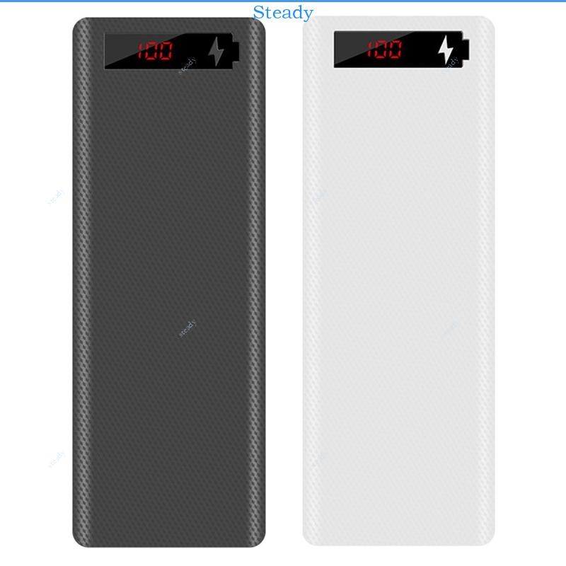 Steady L10 จอแสดงผล LCD DIY 10x18650 สําหรับกรณีสําหรับเปลือกแบบพกพาภายนอกกล่องไม่มี Powerbank Prote