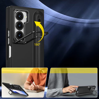 ใหม่สําหรับ Samsung Z Fold7 Casing Fold7/6/5/4/3 Stand Pen Slot Case Film Integrated With Pen Phone Case
