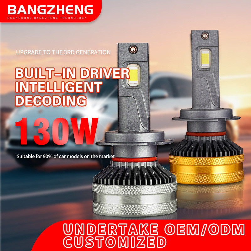 12/24V 汽车灯泡H1H4H7 12V 24V ไฟหน้ารถ LED 汽车前大灯