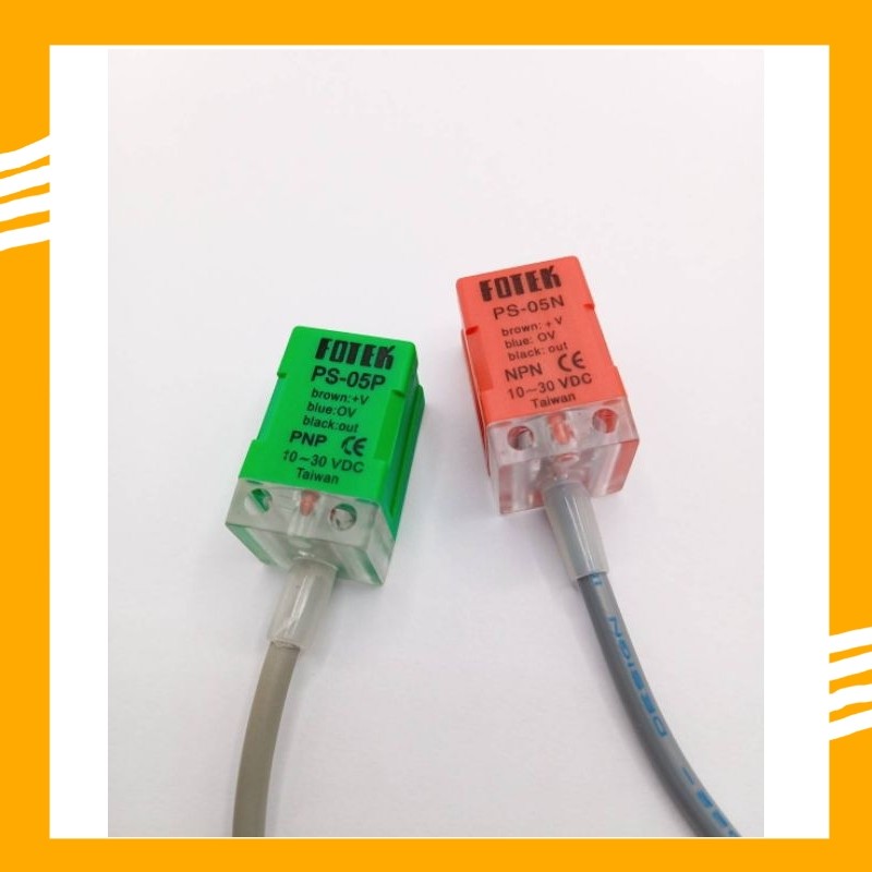 เซ็นเซอร์จับโลหะ Fotek PS-05P PS-05N ระยะตรวจจับ 5 มิลชนิด 3 สาย ชนิดNO ร้านแนะนำสินค้าพร้อมส่ง