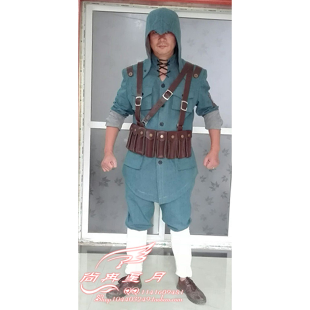 Assassins Creed cos Black Flag Eighth Road Military Uniform