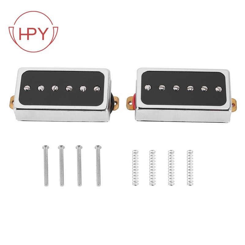 P90 กีตาร์ไฟฟ้า Humbucker ขนาด Single Coil Pickup คอและสะพานชิ้นส่วนกีตาร์และอุปกรณ์เสริม
