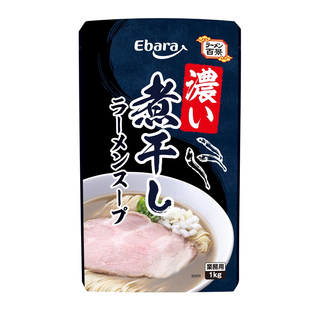 Ebara Ramen Hyakkei Rich Niboshi Ramen Soup (Ramen Soup Base Ramen Soup Ramen Commercial Use) 1kg
