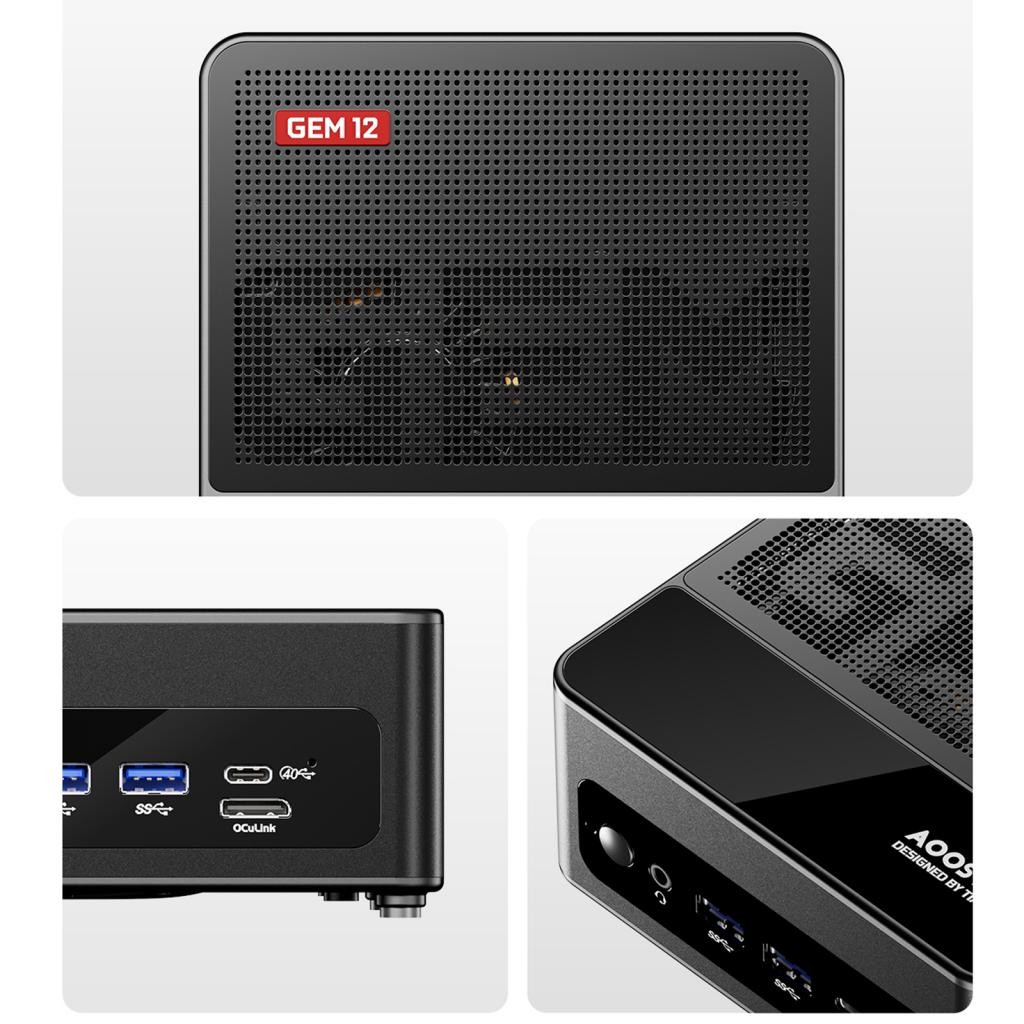 AOOSTAR MINI PC Windows 11PRO 32G DRR5 RAM 1T SSD DESKTOP คอมพิวเตอร์ AMD RYZEN ™ 7 8845HS โปรเซสเซอ