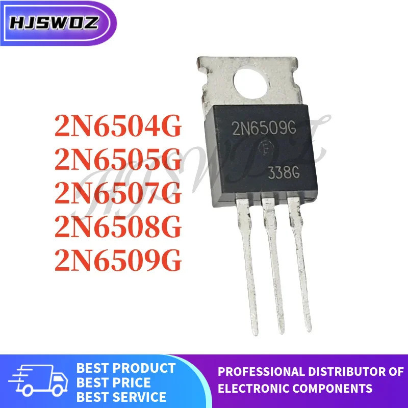 1-5PCS 2N6509G 2N6508G 2N6507G 2N6505G 2N6504G 2N6508 2N6507 2N6505 2N6504 2N6509 TO-220 Field Effec