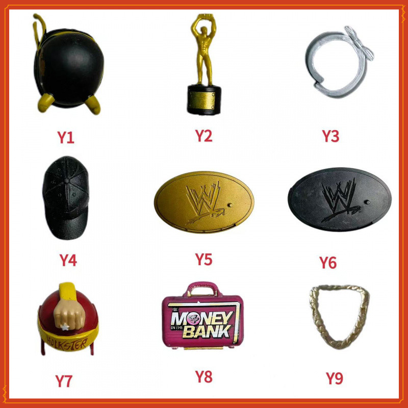 WWE Wrestler ตุ๊กตาหมวกอุปกรณ์เสริม Wrestler ตุ๊กตาฉาก Props