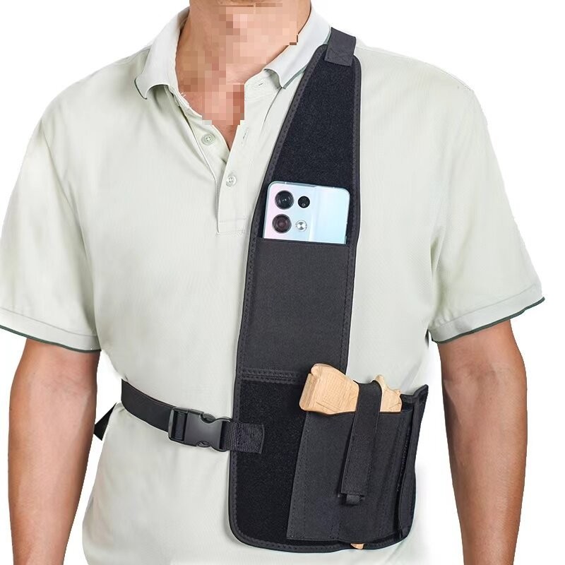 Neoprene Underarm Holster Unisex 1911 ซ่อนยุทธวิธีไหล่ glock Gun Bag