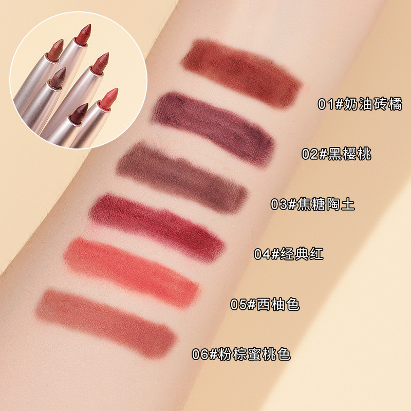 [คําแนะนําขายดี ]/Lip Liner A1V-Hook Liner Rotatable Lip Liner Lip Makeup Coloring Outline mlsodhsu0