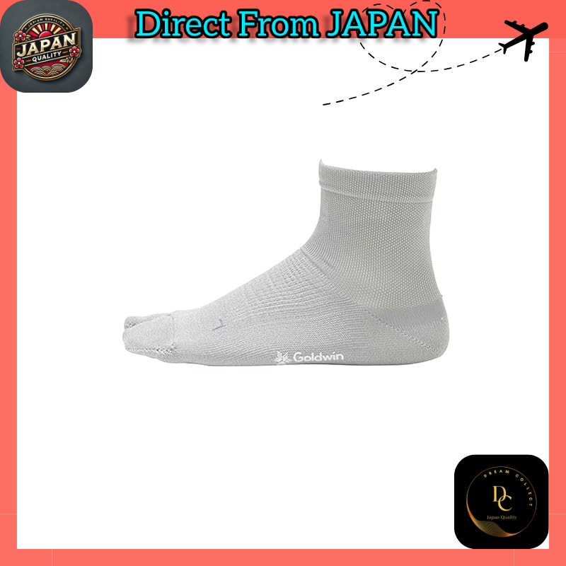 [Goldwin] Paper Fiber Tabi Quarter Socks MIX GRAY 4