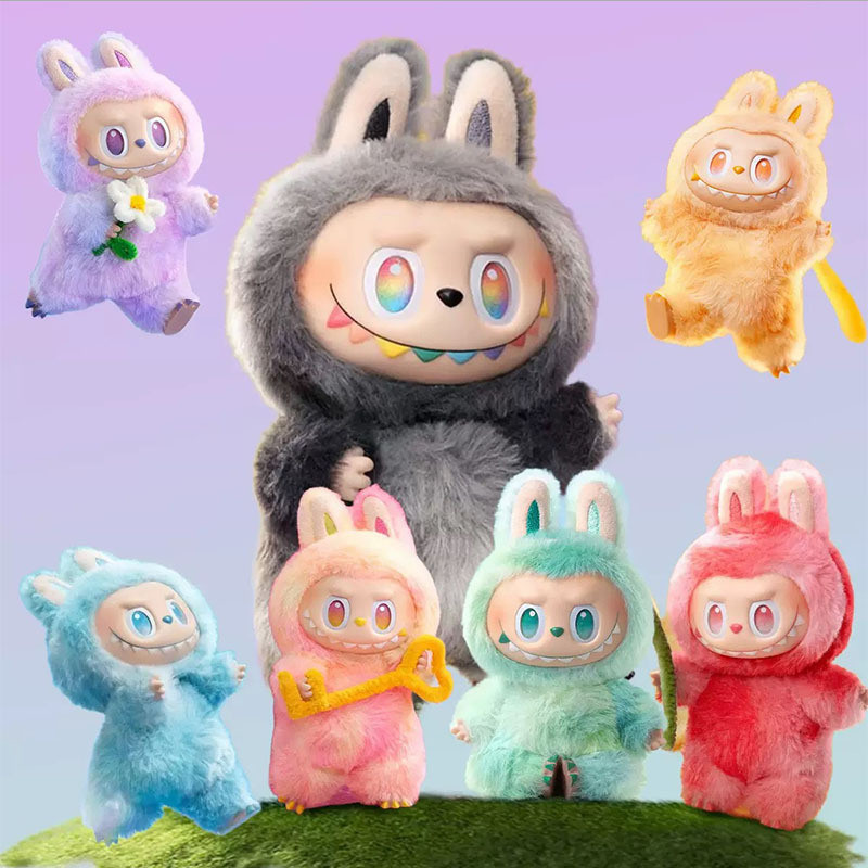 ของเล่นตุ๊กตา Labubu รุ่นที่ 3 พร้อมบรรจุภัณฑ์ประณีต จี้ห้อยกระเป๋า