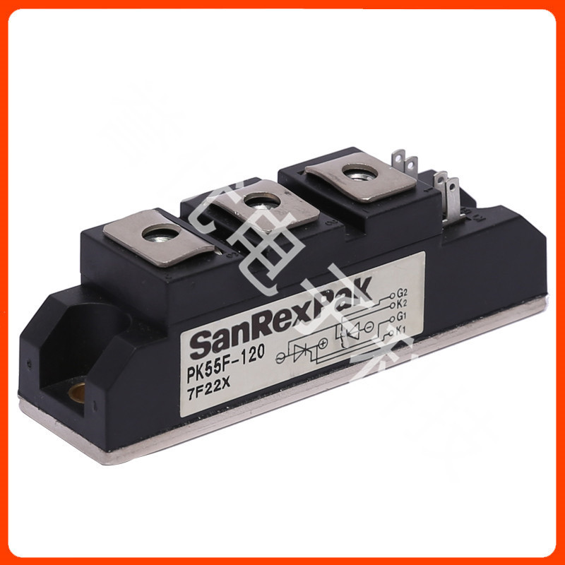 Sanshe PK55FG120 ควบคุมซิลิคอนคริสตัลสาขาหลอด PK25FG/40FG/55F/70FG-160 โมดูลไดโอด