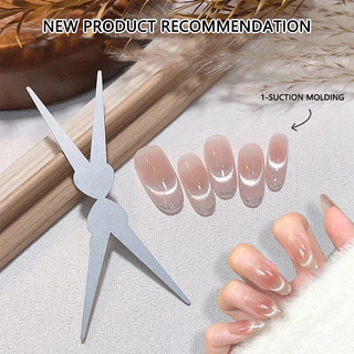【Local】เครื่องมือผู้ช่วยเจลตาแมวรูปตัว Y สองหัวสําหรับดูด CatEye เอฟเฟกต์ฝรั่งเศสที่การแข่งขันแม่เหล็กเล็บ