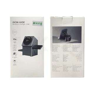 แท่นชาร์จไร้สาย M-King CW01 magnetic 3-in-1 Wireless 15W แท่นชาร์จสำหรับSmartphone Smart Watch
