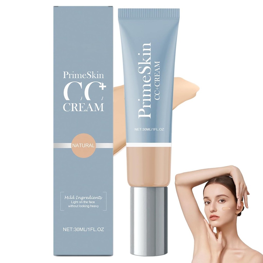 Primeskin CC Cream สําหรับผู้หญิงอายุมากกว่า - รองพื้นชนิดน้ํานุ่มแมตต์ Hydrating & Lightweight แต่ง
